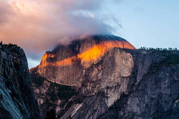 Sunset on Half Dome
