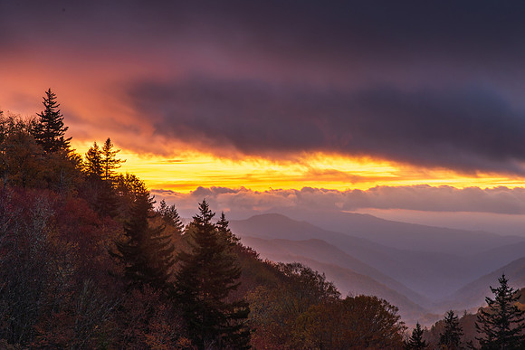 Layers in the Smoky Mountains